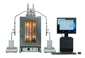 PSL Systemtechnik Foam Tester FOA - Complete System with two test tubes