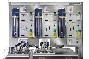 High Pressure Dynamic Stability Loop: fully automatic laboratory instrument for test of long-term stability of chemicals. Stress test through multiple heating and cooling cycles. Screenshot Software, PSL Systemtechnik Germany