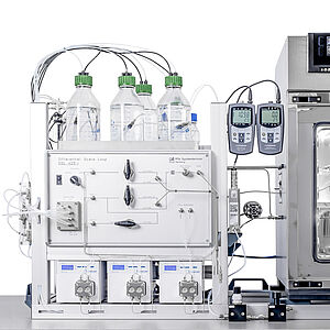 Differential Dynamic Scale Loop: Laboratory device for testing scale inhibitors, scale removers, aqueous solutions, seawater, geothermal water and crystalline deposits in pipelines, pipework systems, industrial plants and heat exchangers. It is a tube blocking system. PSL Systemtechnik, Made in Germany
