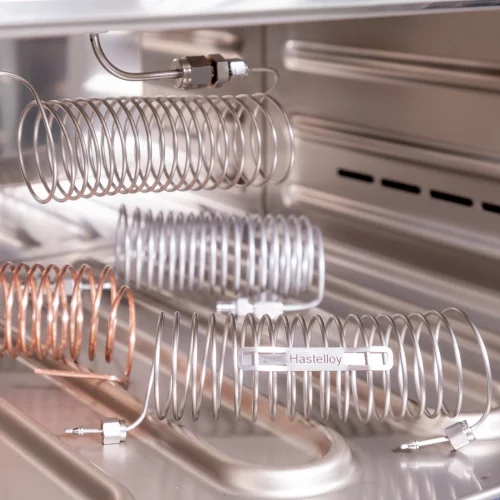 Testkapillaren für Differential Dynamic Scale Loop Laborgerät testet Scaleinhibitoren, Belagverhinderer Testkapillaren aus verschiedenen Materialien für die Differential Dynamic Scale Loop DSL